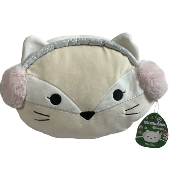 Squishmallows Nadine the Mouse Stackable 12 Inch Soft Toy Plush Christmas New - Picture 2 of 8